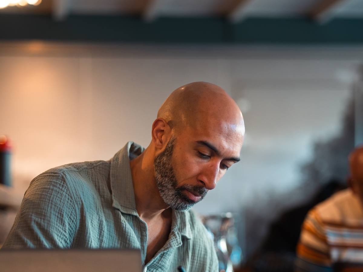 Deelnemer werkt zijn plan uit tijdens de mastermind